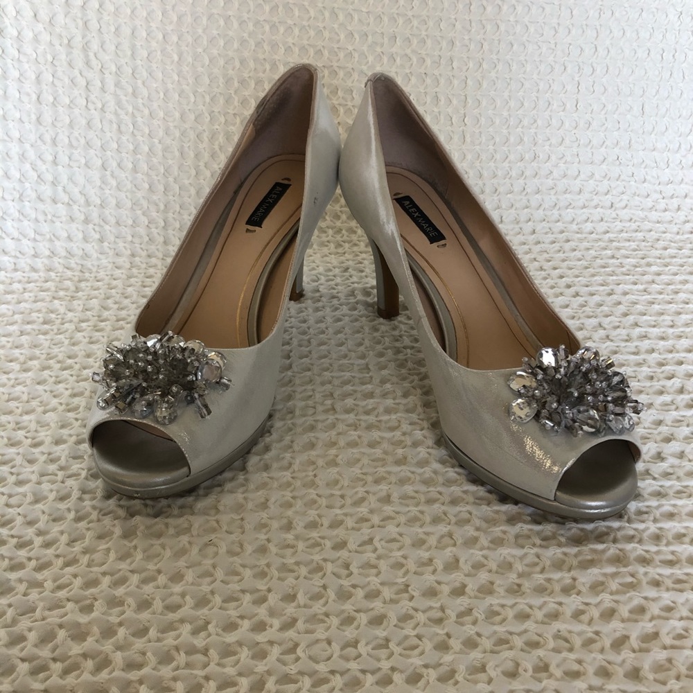 Alex Marie silver pumps